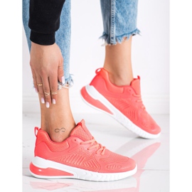 SHELOVET Openwork Sport Shoes orange 2