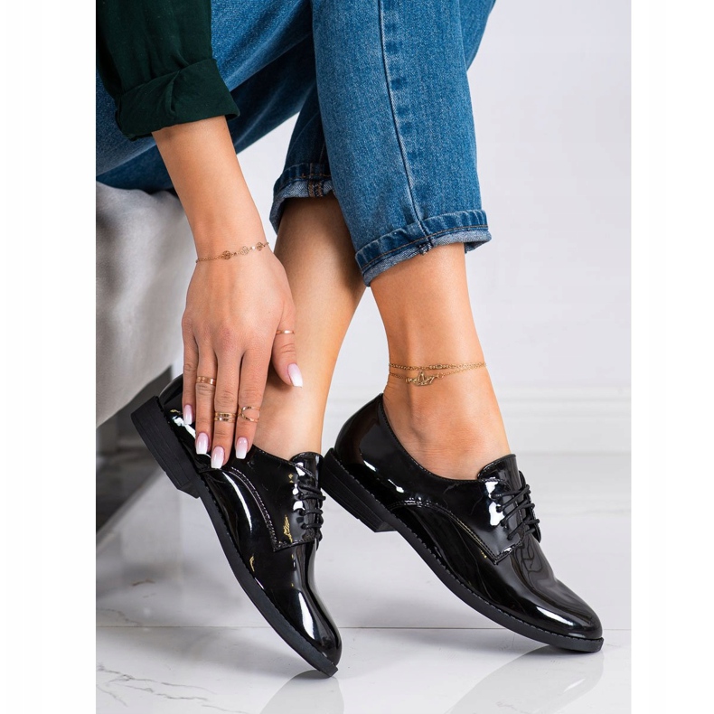 SHELOVET Classic lace-up shoes black 1 SHELOVET Classic lace-up shoes black 1