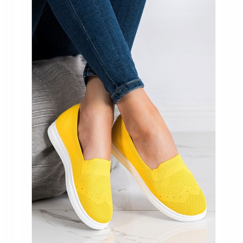 Via Giulia  Slipons On The Platform yellow 1