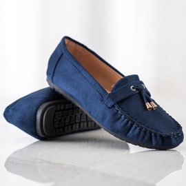 SHELOVET Casual loafers navy blue 1
