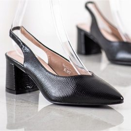 Goodin Stylish pumps with an exposed heel black 2