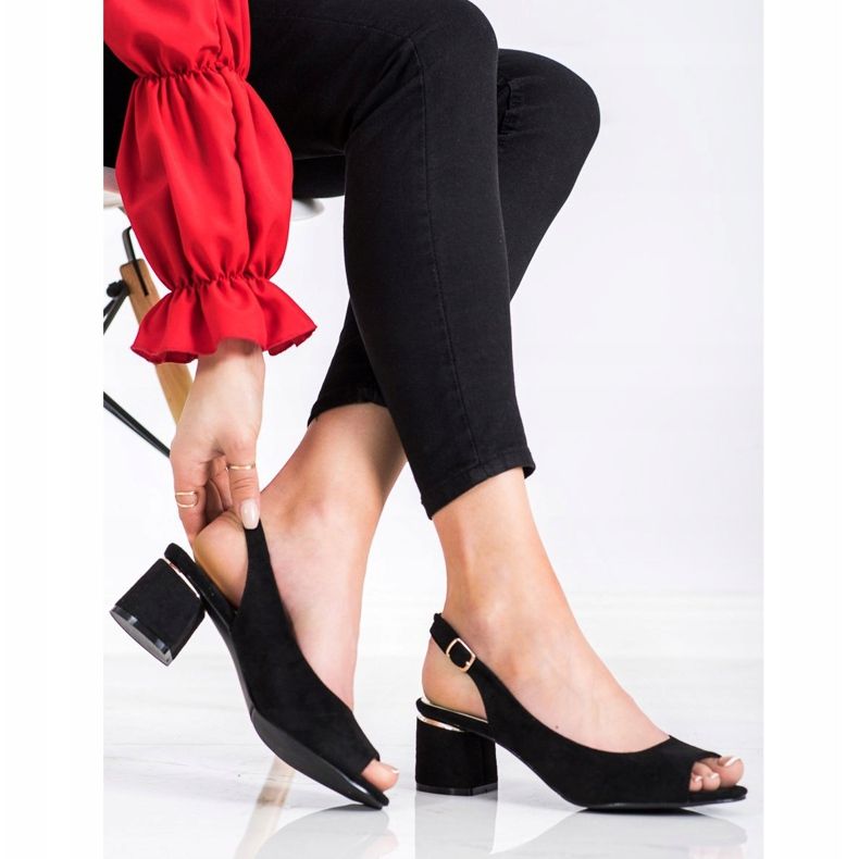 Goodin Casual Sandals On A Bar black 2