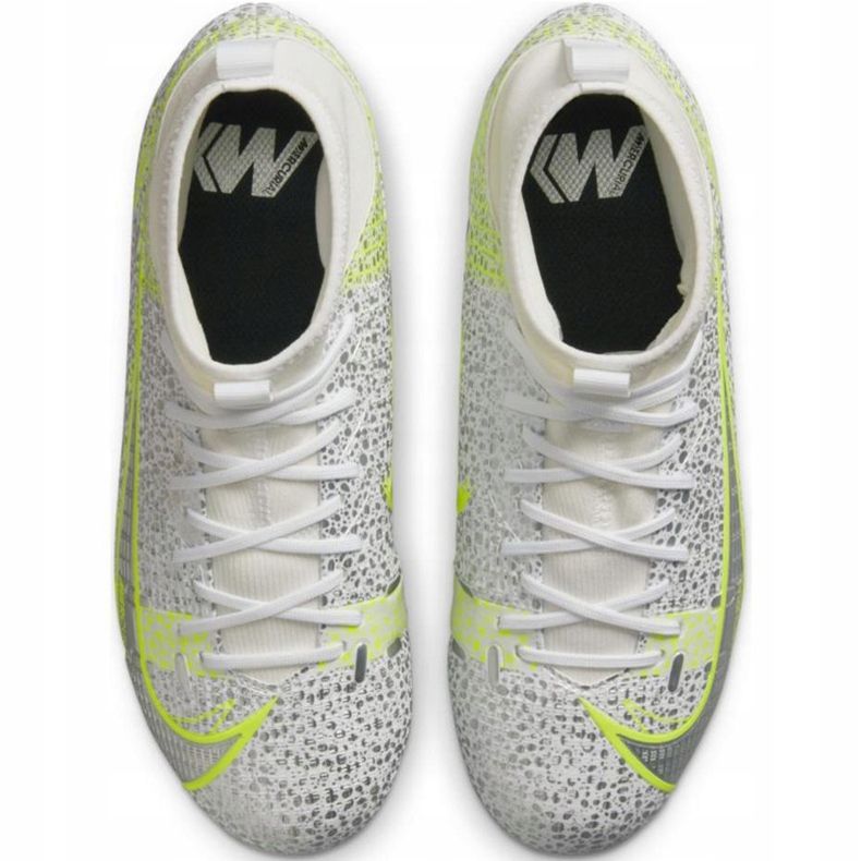 Nike Mercurial Superfly 8 Academy FG / MG Junior CV1127 107 football shoes silver 1