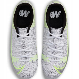 Nike Mercurial Vapor 14 Academy FG / MG Junior CV0811 107 soccer shoes silver 1