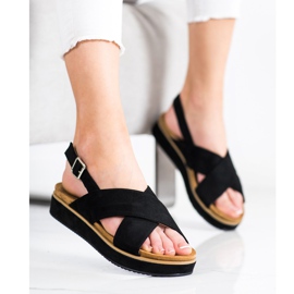 Goodin Black Sandals On The Platform 2