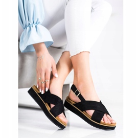 Goodin Black Sandals On The Platform 1