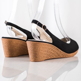 Goodin Casual Wedge Sandals black 1