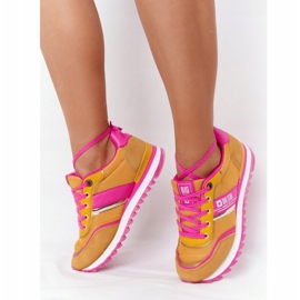 Women's Sport Shoes Memory Foam Big Star HH274273 Yellow pink 2 Women's Sport Shoes Memory Foam Big Star HH274273 Yellow pink 2