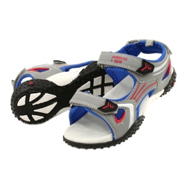 American Club Gray sandals children's leather insert American grey 2