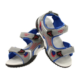 American Club Gray sandals children's leather insert American grey 4