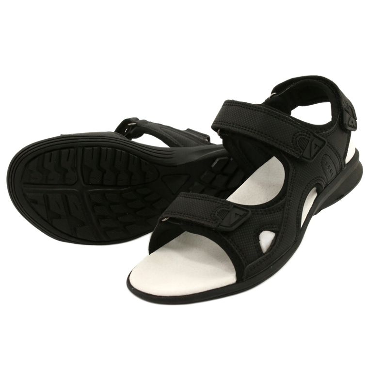 American Club Sport Sandals Leather insert HL09 / 21 Black 2 American Club Sport Sandals Leather insert HL09 / 21 Black 2