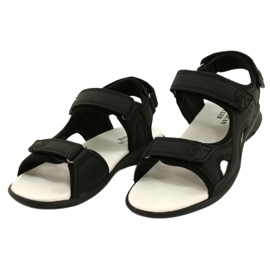 American Club Sport Sandals Leather insert HL09 / 21 Black 1 American Club Sport Sandals Leather insert HL09 / 21 Black 1