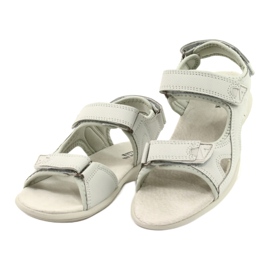American Club Sport Sandals Leather insert HL09 / 21 Light Gray grey 1