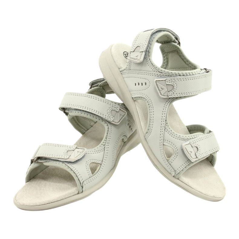 American Club Sport Sandals Leather insert HL09 / 21 Light Gray grey 4