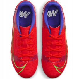 Nike Mercurial Vapor 14 Academy FG / MG Junior CV0811 600 soccer shoe red red 1