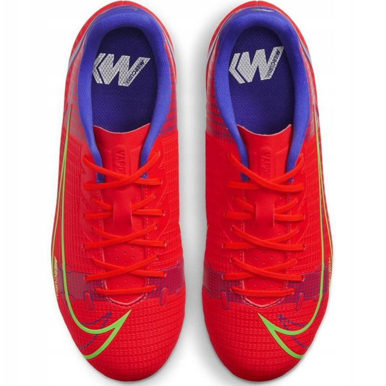 Nike Mercurial Vapor 14 Academy FG / MG Junior CV0811 600 soccer shoe red red 1