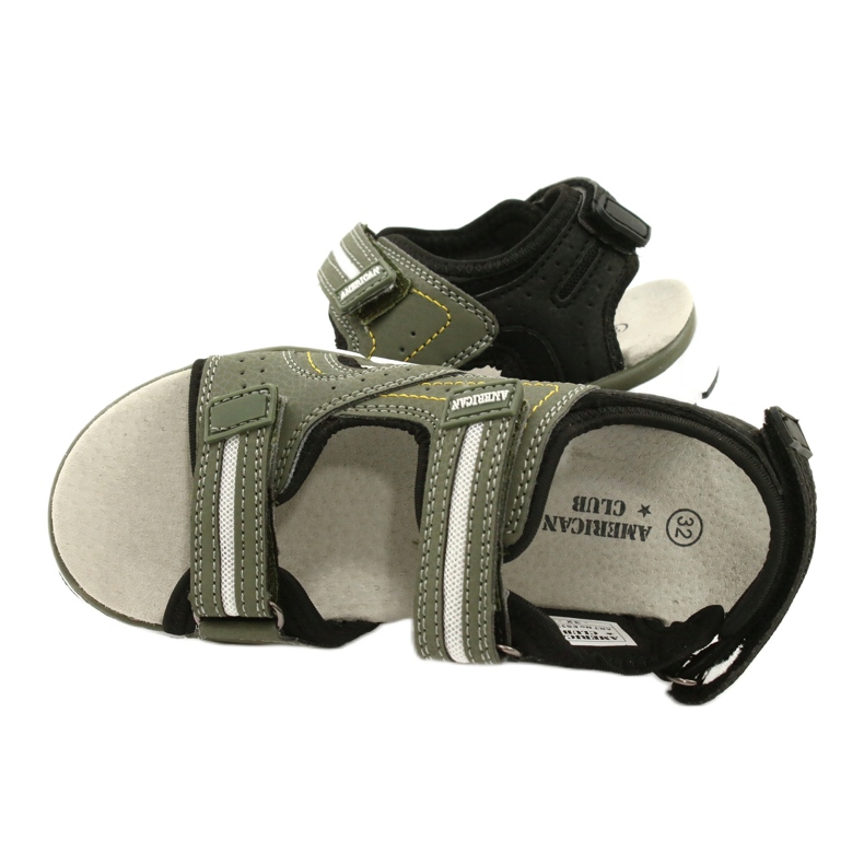 American Club Sports sports boys leather insert ES33/21 khaki green 4