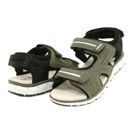 American Club Sports sports boys leather insert ES33/21 khaki green 2