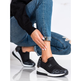 SHELOVET Black Slip-On Sneakers 1 SHELOVET Black Slip-On Sneakers 1