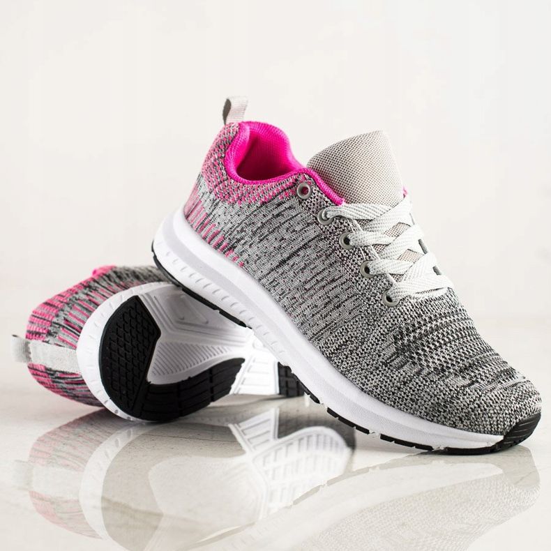 SHELOVET Light Gray Sneakers grey multicolored 1