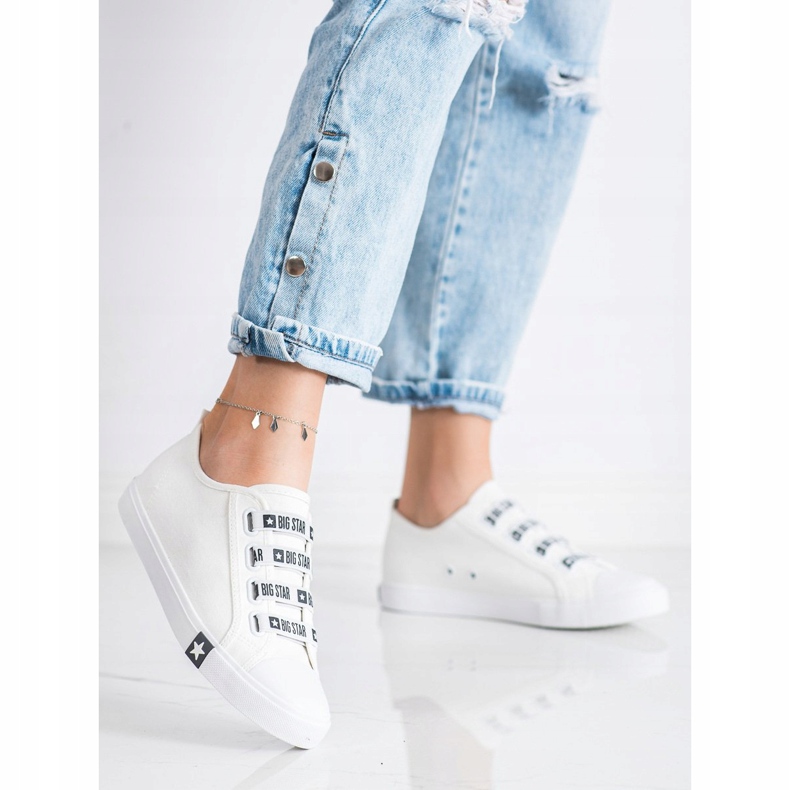 Women's Big Star Sneakers HH274094 white 1 Women's Big Star Sneakers HH274094 white 1