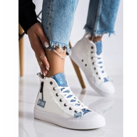 Women's Big Star Sneakers HH274160 white 1