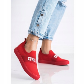 Women's Big Star Sneakers FF274220 red 1