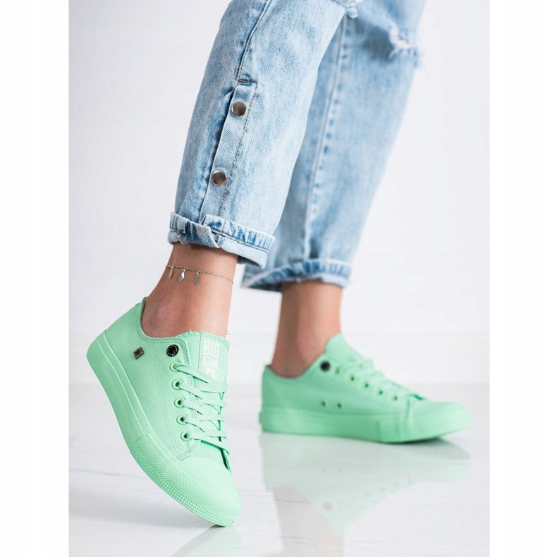 Women's Sneakers Big Star AA274030 green 1 Women's Sneakers Big Star AA274030 green 1