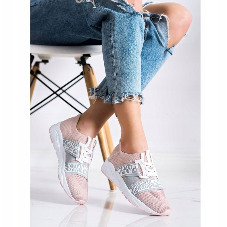 Women's Sneakers Big Star HH274353 pink 2 Women's Sneakers Big Star HH274353 pink 2