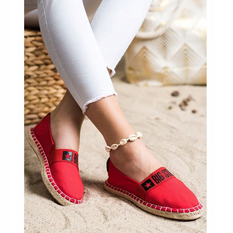 Women's Espadrilles Big Star HH274476 red 1