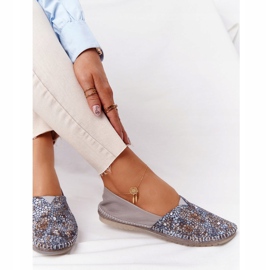 Women's Leather Ballerinas Maciejka 01930-86 Ashen multicolored 1