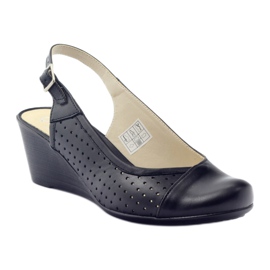 Sandals for women covered toe Gregors 591 cz black 1 Sandals for women covered toe Gregors 591 cz black 1