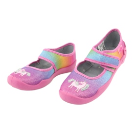 Befado children's shoes 123X048 blue pink grey yellow 3