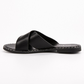 Filippo Classic Black Slippers 2