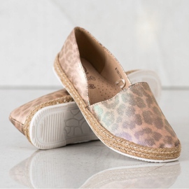 Kylie Spotted Espadrilles beige golden 1