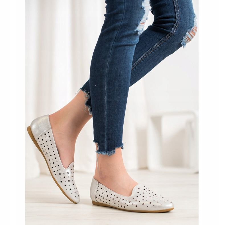 Kylie Openwork Lords grey 2