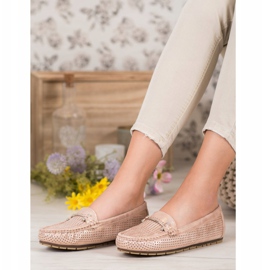 Kylie Shiny loafers pink 4