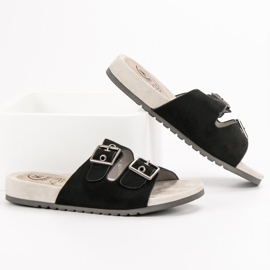 Kylie Classic Black Slippers 1 Kylie Classic Black Slippers 1