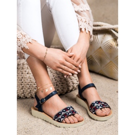SHELOVET Casual Sandals multicolored navy blue 1