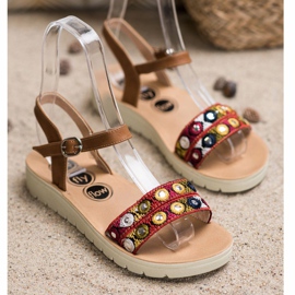 SHELOVET Casual Sandals brown 1