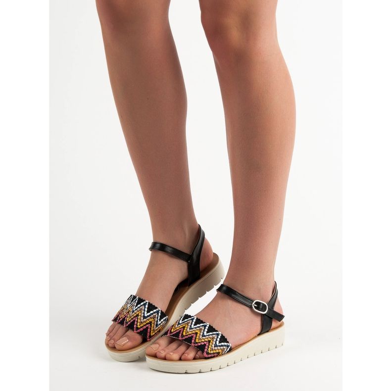 SHELOVET Casual Sandals black 2 SHELOVET Casual Sandals black 2