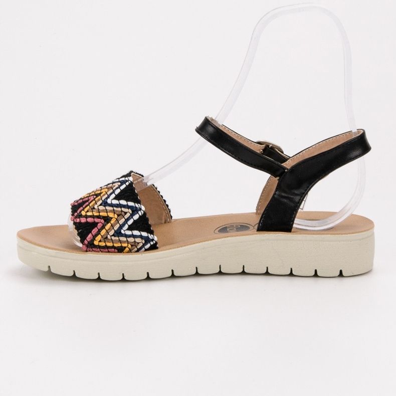 SHELOVET Casual Sandals black 1 SHELOVET Casual Sandals black 1