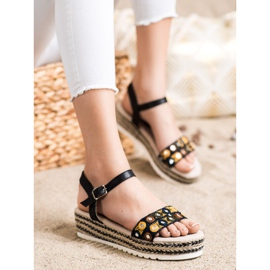 SHELOVET Sandals On The Platform black 1