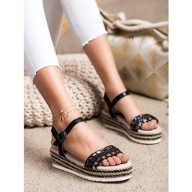 SHELOVET Sandals On The Platform black 1