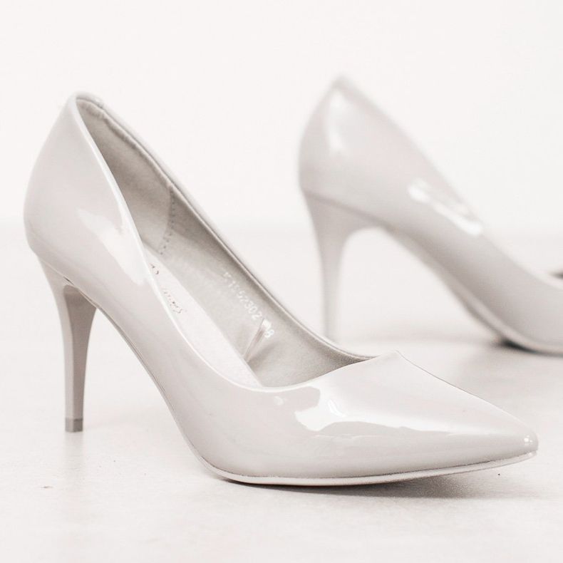 Kylie Classic Eco Leather Pumps grey 1