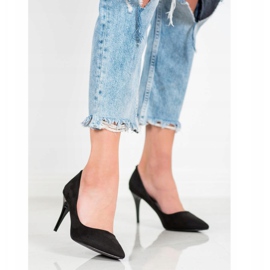 Kylie Classic Suede Heels black 2 Kylie Classic Suede Heels black 2