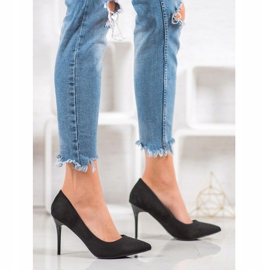 SHELOVET Sexy black high heels 1