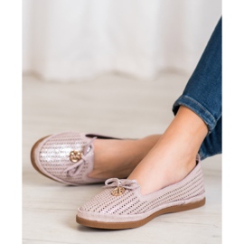 Stylish VINCEZA ballerinas multicolored pink 2