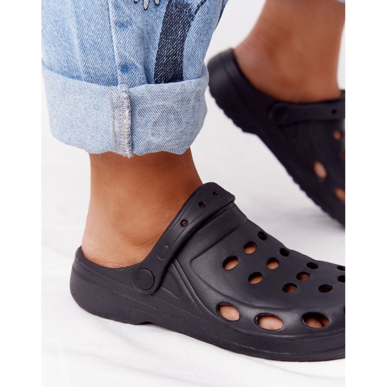 Flameshoes Women's Black Eva Foam Slippers 1 Flameshoes Women's Black Eva Foam Slippers 1