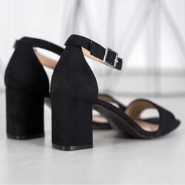 Classic VINCEZA sandals black 1